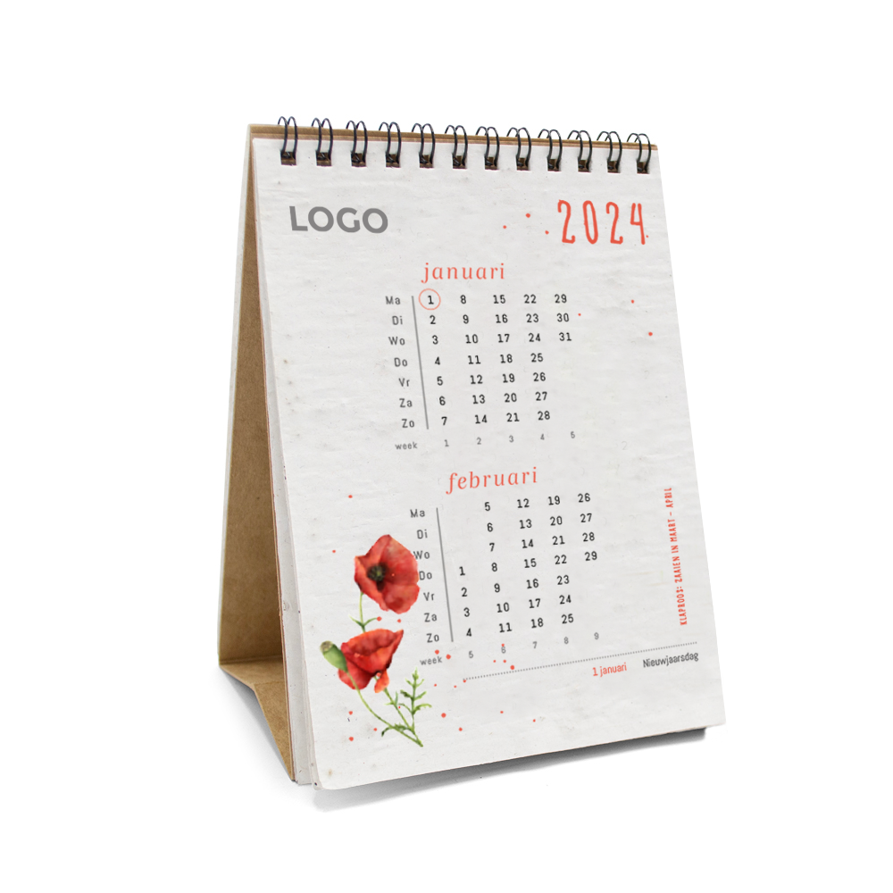 Samenpapier Kalender A6